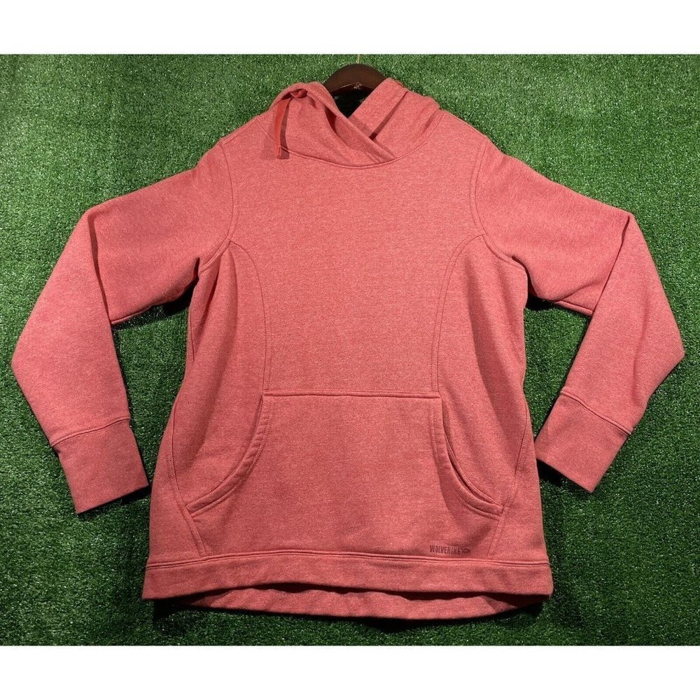 Wolverine Women's Madison Red Casual Pull Over Hoodie Sweatshirt US Size Large L